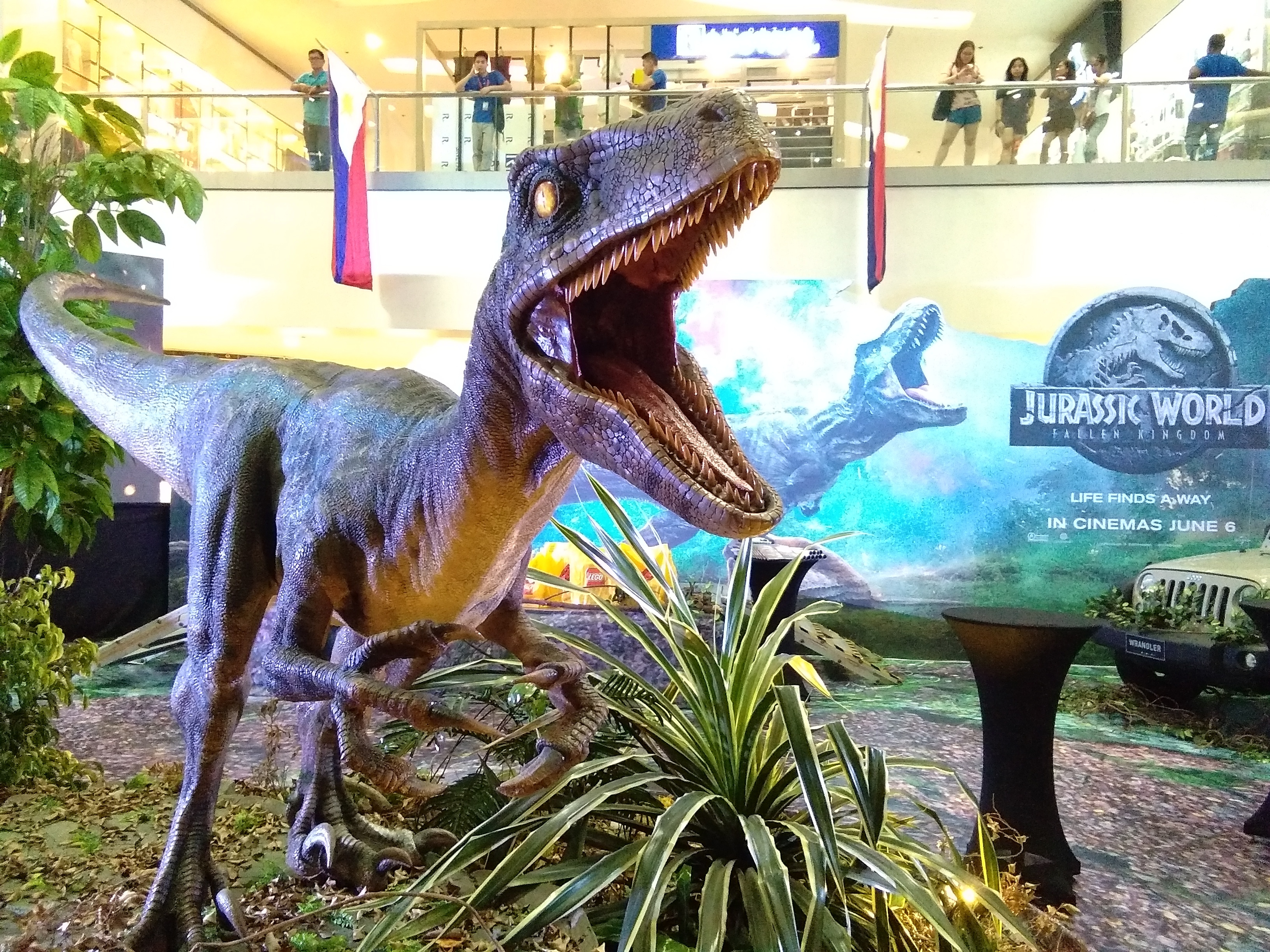 Jurassic World Exhibit Opens at SM City North EDSA