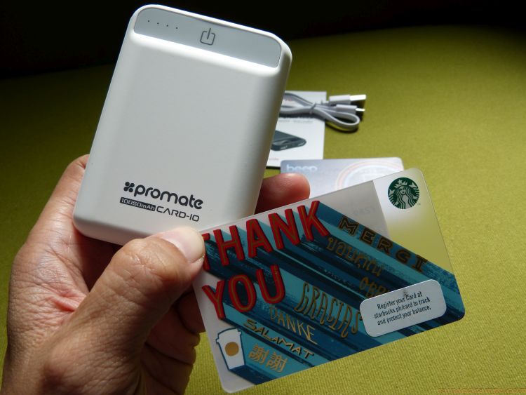 PROMATE Card-10 | The World’s Smallest Fast-Charging Power Bank