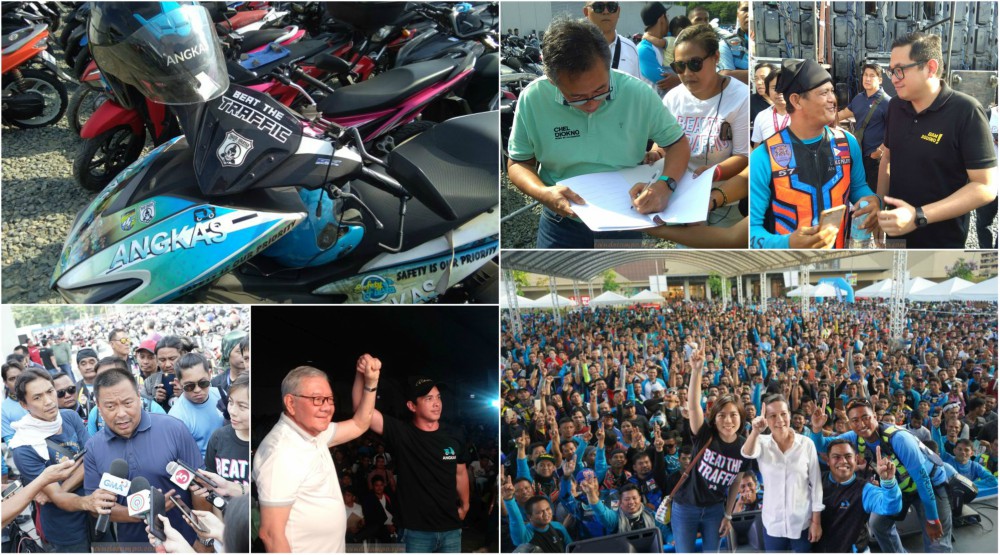 Angkas and Motorcyle Rider Groups Gets Support From Politicians