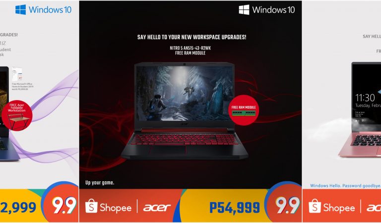Workspace Upgrades From Acer at the Shopee 9.9 Exclusive Deals