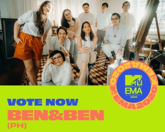 Ben&Ben Gets Nomination for 2020 MTV Europe Music Awards (EMA)