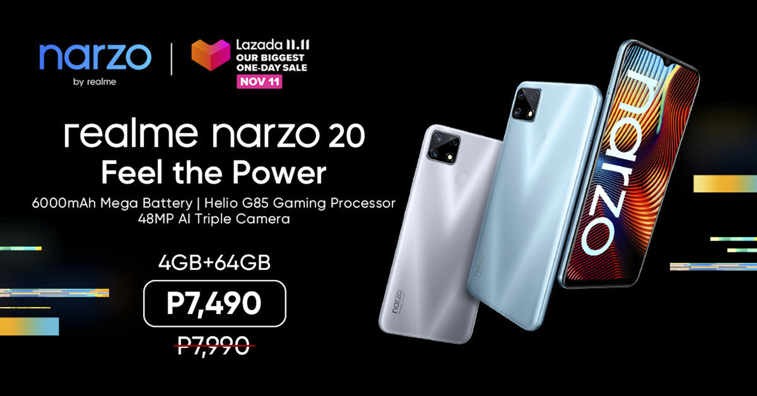 realme PH Unveils Narzo 20 Gaming Phone Under 8K - An Online Exclusive