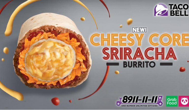 Taco Bell’s All-New Cheesy Core Sriracha Burrito