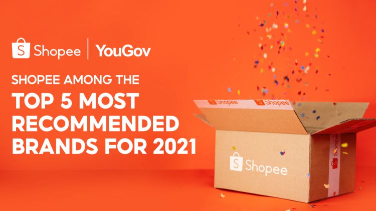 Shopee Among Top 5 Most Recommended Brands for 2021 – YouGov