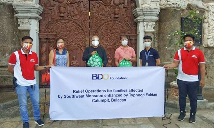 BDO Foundation Assisted Communities Affected by Typhoon Fabian
