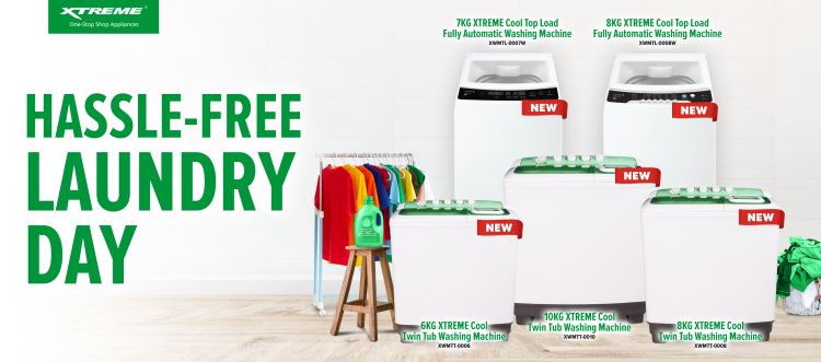Hassle-Free Laundry Day with XTREME Cool Washing Machines