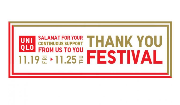 Uniqlo Thank You Festival with Limited Offers and Discounts