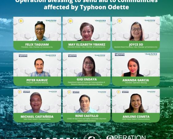 Eastern Communications Donates to Typhoon Odette Victims