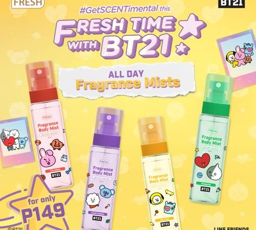 New All-Day Fragrance Mist from FRESH TIME with BT21