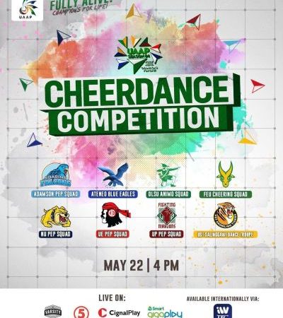 UAAP Cheerdance Competition Comes Fully Alive this May 22