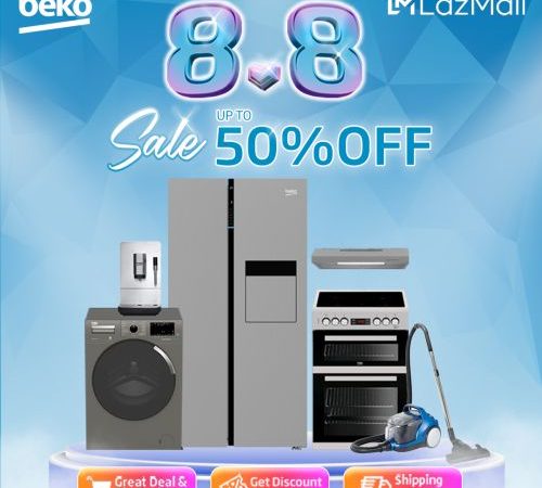 50% OFF On Beko Appliances at the Lazada 8.8 Grand Voucher Sale