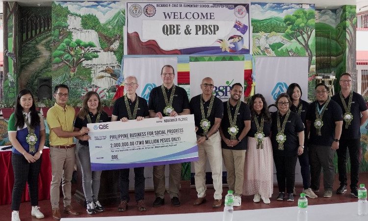 QBE Donates 2M Pesos to Adopted School in Taguig