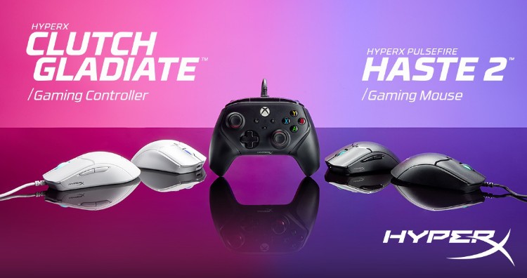 HyperX Introduces Clutch Gladiate, Pulsefire Haste 2 and HX3D