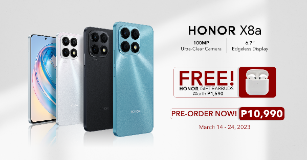 HONOR X8a with 100MP Camera Priced at Only PHP 10,990