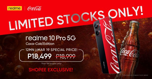 realme 10 Pro 5G Coca-Cola Limited Edition Now in PH at 18,999