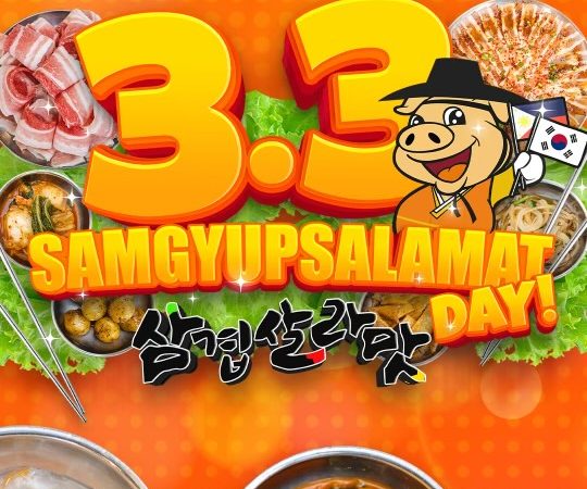 Samgyupsalamat Celebrates Samgyeopsal Day with 333 Promo!