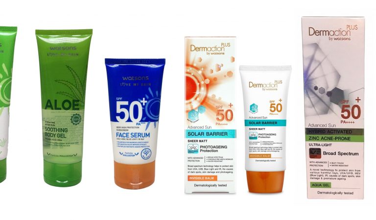 Watsons Offers a Wide Selection of Sunscreen Products